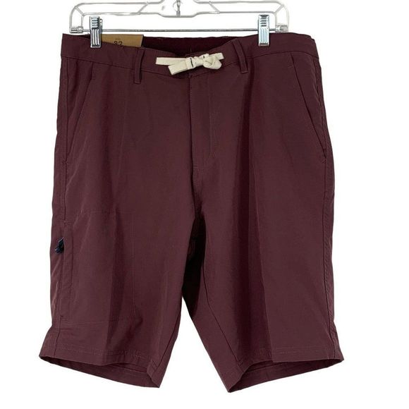 Mens Tech Shorts Stretch Shorts Purple Trunks Brand Zip pocket Size 32 2794 - Picture 1 of 7